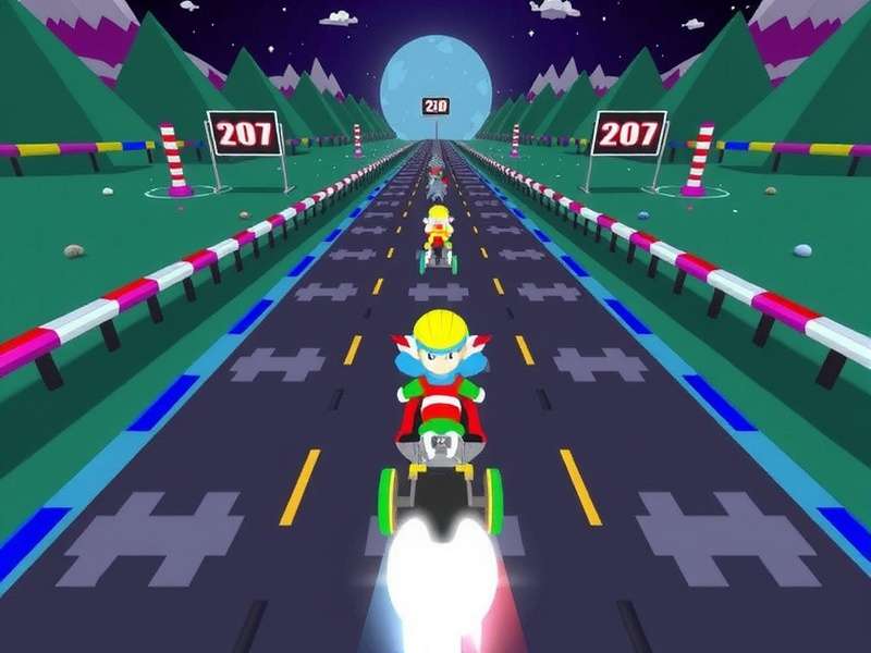 Papri Power Racer Gameplay Screenshot